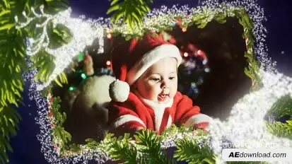 Christmas Album 2025 Video Displays template preview