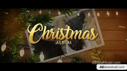 Christmas Album Video Displays template preview