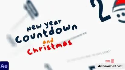 New year Countdown and Christmas Openers template preview