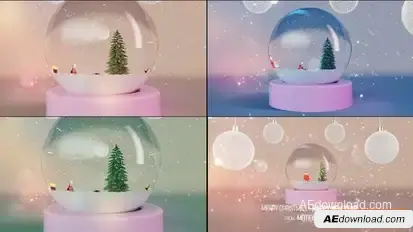 Christmas and New Year Greetings Openers template preview