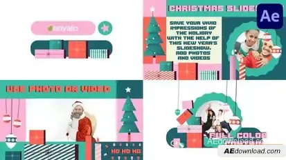 Christmas And New Year Slideshow for After Effects Openers template preview