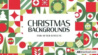Christmas Backgrounds Elements template preview