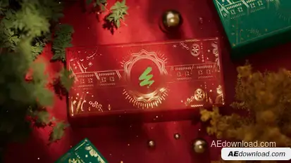 Christmas Box Elements template preview
