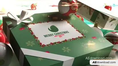 Christmas Box Logo Logo Stings template preview