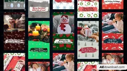 Christmas Brush Stories Openers template preview