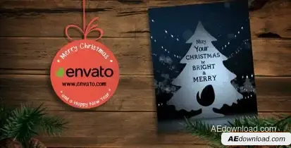 Christmas Card Openers template preview