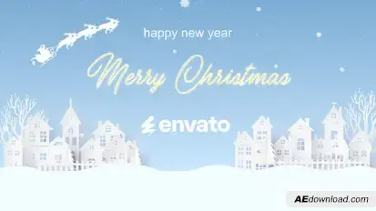 Christmas Card Logo Openers template preview