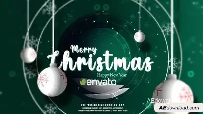 Christmas Countdown Logo Stings template preview