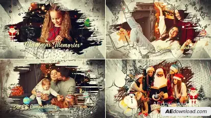 Christmas Creative Memories Video Displays template preview