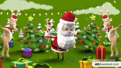 Christmas Dance Greetings 2025 Openers template preview