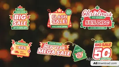 Christmas Discount Product Promo template preview