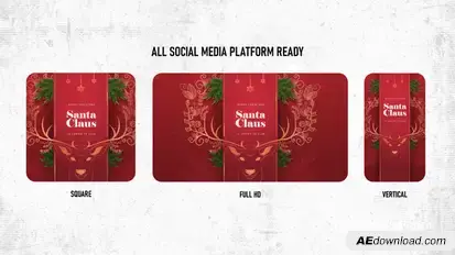Christmas Event Promotion Openers template preview