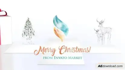 Christmas Gift Box | After Effects Openers template preview