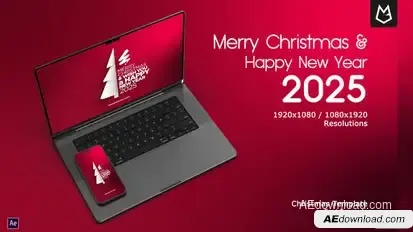 Christmas Greeting and New Year Opener Intro Openers template preview