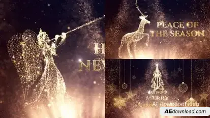 Christmas Greetings Openers template preview