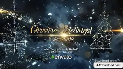 Christmas Greetings Openers template preview