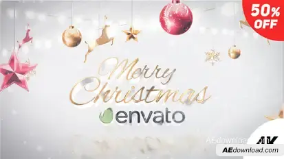 Christmas Greetings Titles template preview