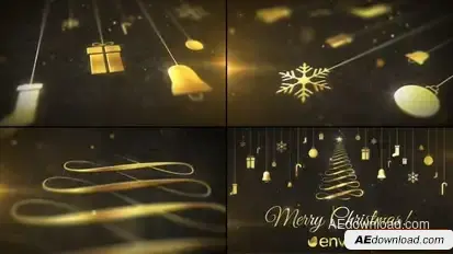 Christmas Greetings Openers template preview
