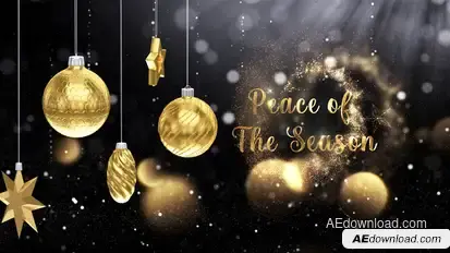 Christmas Greetings Titles template preview