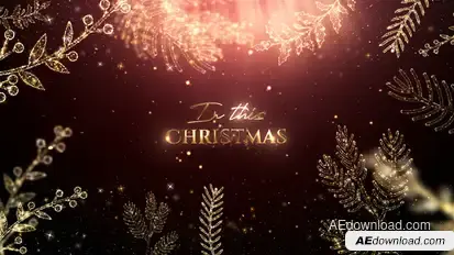 Christmas Greetings Titles template preview