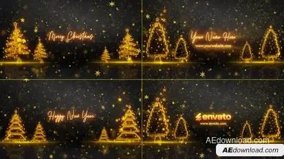 Christmas Greetings Openers template preview
