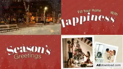 Christmas Greetings Openers template preview