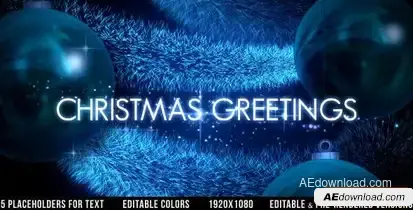 Christmas Greetings Openers template preview