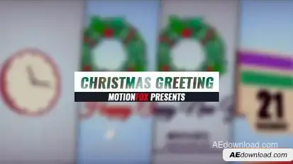 Christmas Greetings Opener Openers template preview