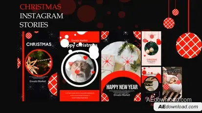 Christmas Instagram Product Promo template preview