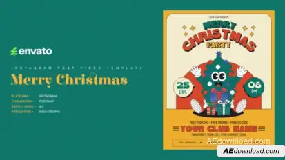 Christmas Instagram Post Portrait Product Promo template preview