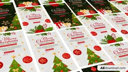 Videohive Christmas Instagram Story 55734081 Video Displays template preview