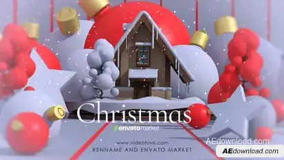 Christmas Intro Openers template preview