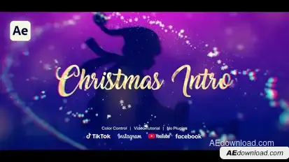 Christmas Intro Openers template preview