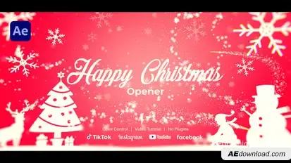 Christmas Intro - Christmas Opener Openers template preview