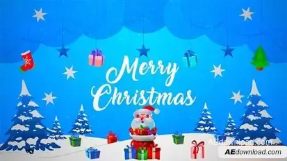 Christmas Intro I Christmas Opener Openers template preview