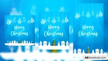Christmas Instagram & Christmas Reels Titles template preview