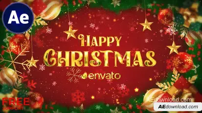 Christmas Intro I XMAS Intro Video Displays template preview