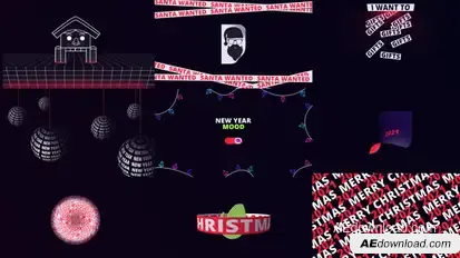 Christmas Kinetic Pack Product Promo template preview
