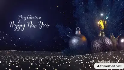Christmas Lights Intro Openers template preview