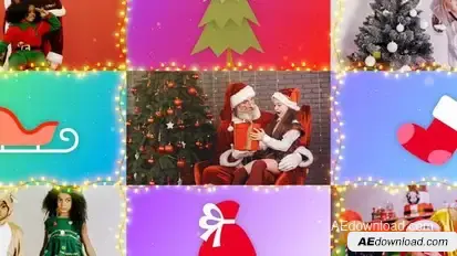 Christmas Lights Opener Openers template preview