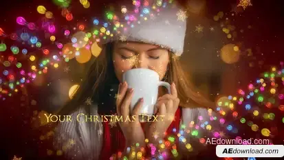 Christmas Lights Promo Video Displays template preview