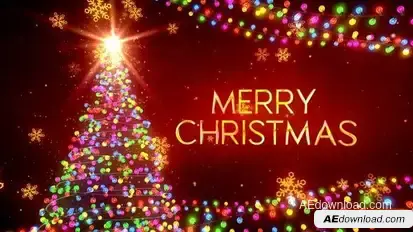 Christmas Lights Wishes Openers template preview