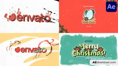 Christmas Logo | After Effects Logo Stings template preview