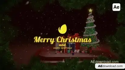 Christmas Logo For After Effects Logo Stings template preview