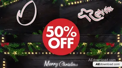 Christmas Logo Intro Logo Stings template preview
