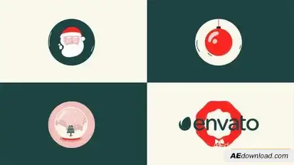 Christmas Logo Reveal Openers template preview