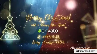 Christmas Magic Titles Openers template preview