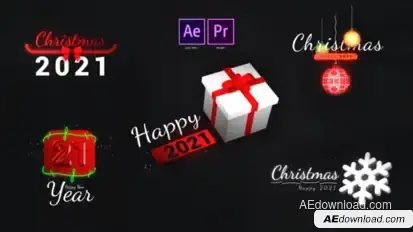 Christmas Motion Titles Titles template preview