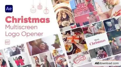 Christmas Multiscreen Logo Opener Openers template preview