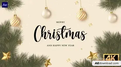Christmas | New Year Slideshow 2023 Openers template preview
